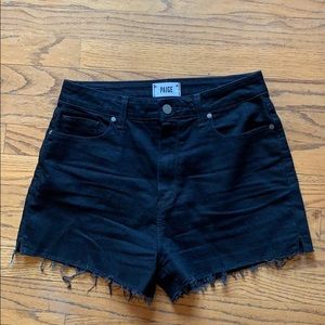 PAIGE Margot Short high waist cut off black 🖤🖤